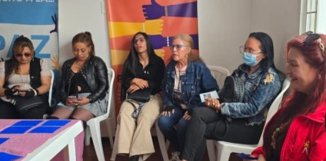 Encuentro de mujeres en la localidad de Usme