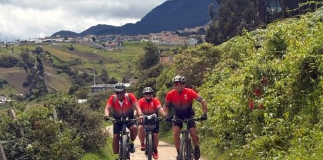 En Usme se combina el paisaje y el deporte en una misma travesía